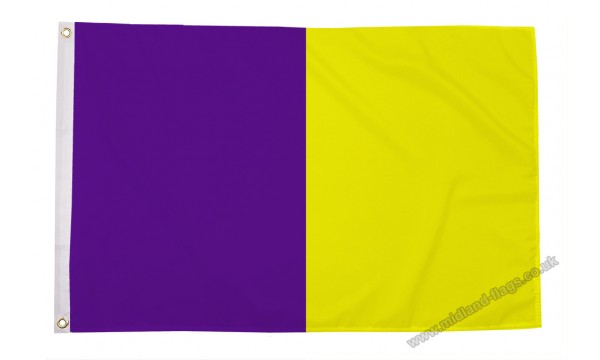 Purple and Gold Irish County Flag
